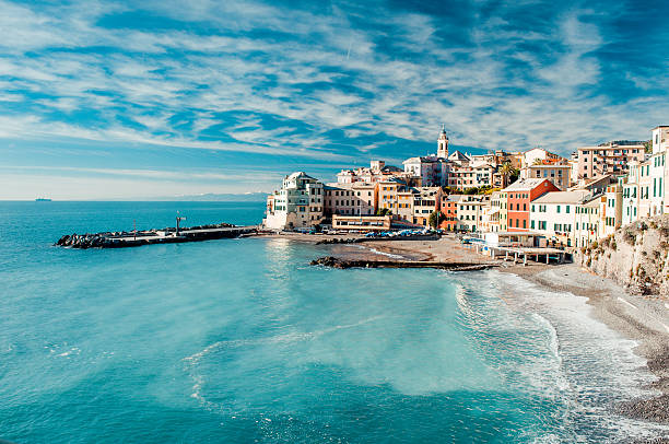 Image of boats docked in a Mediterranean port